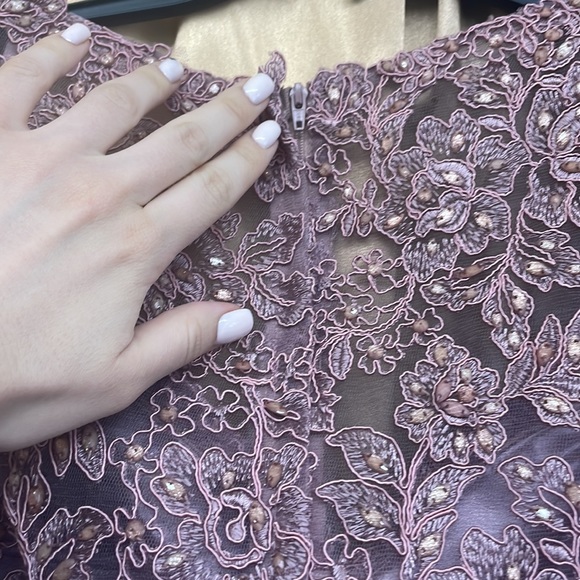 Dust pink Badgley Mischka dress - Picture 6 of 7